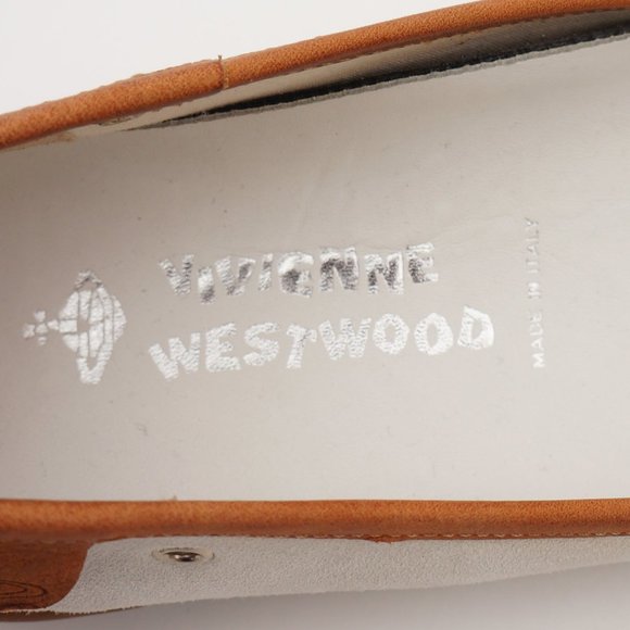 38 Vivienne Westwood Suede and Leather Ballet Flats - Picture 5 of 6